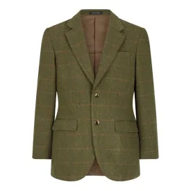 Windsor mens blazer, tweed, mørk grøn