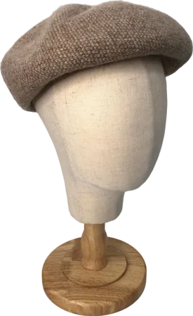ZARA Beige Wool Beret One Size